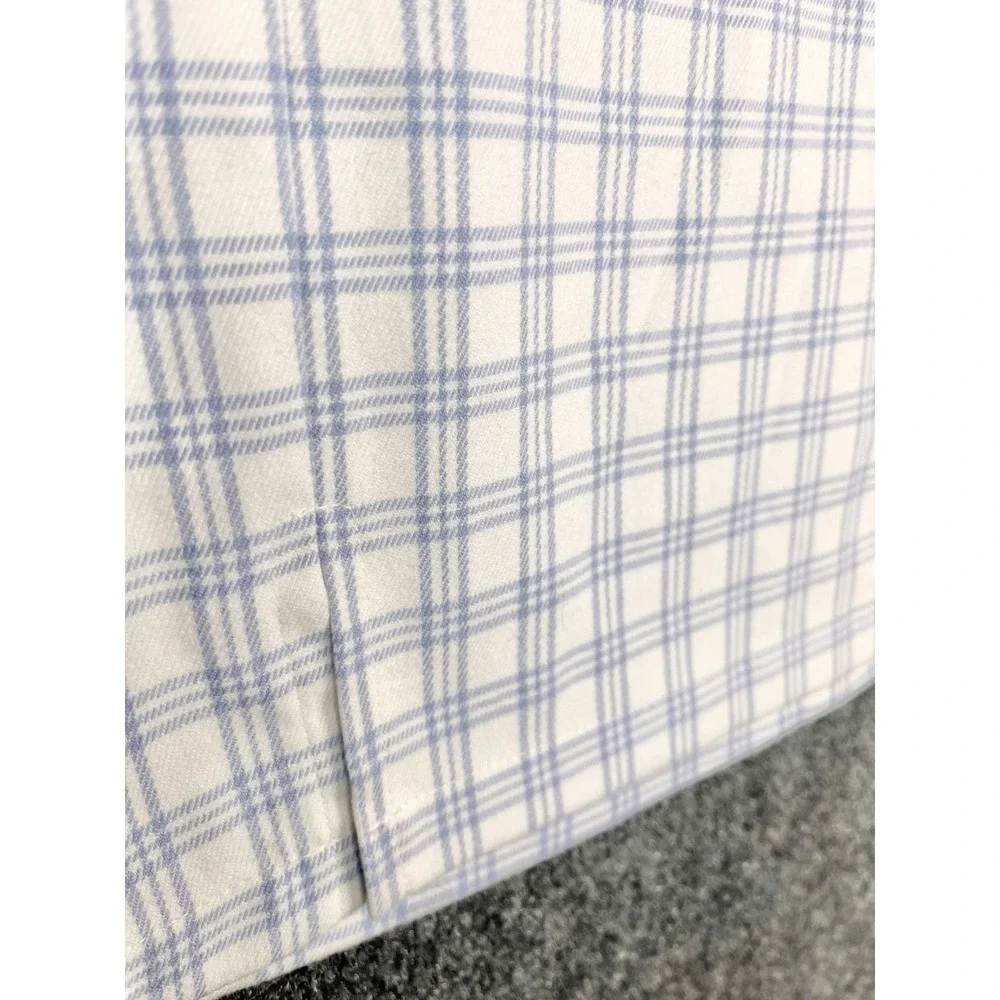 Brandy Melville Blue Plaid Mini Skirt Size Small SEE MEASUREMENTS